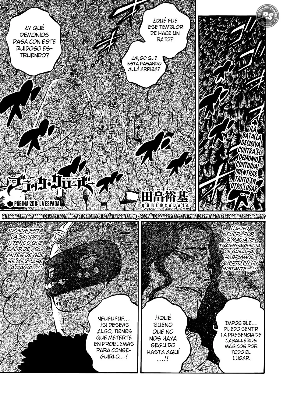 Black Clover Capitulo 208: La Espada página 2