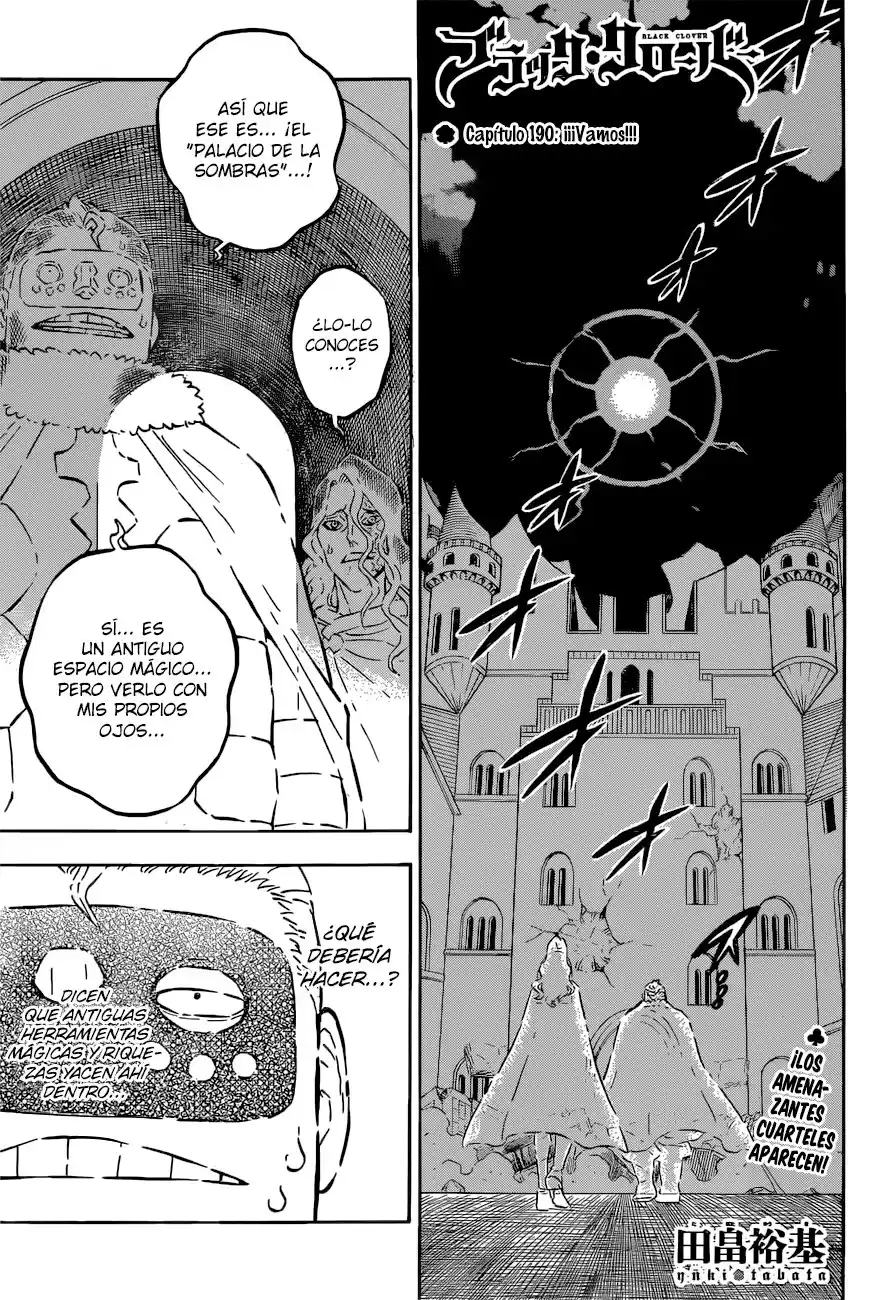 Black Clover Capitulo 190: ¡¡¡Vamos!!! página 2