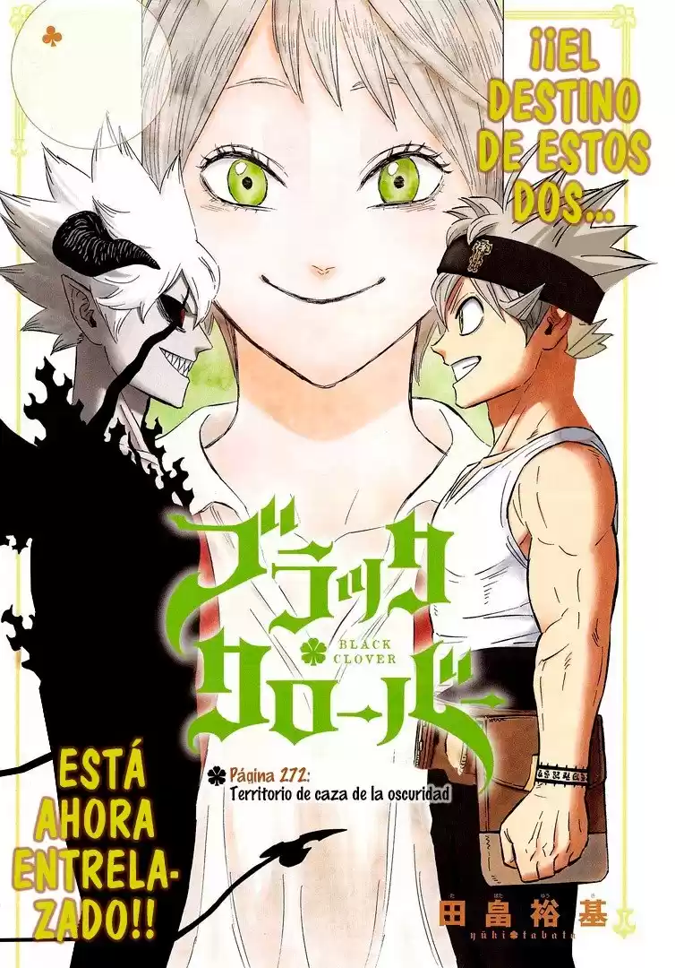 Black Clover Capitulo 272: Zona de caza de la oscuridad página 2