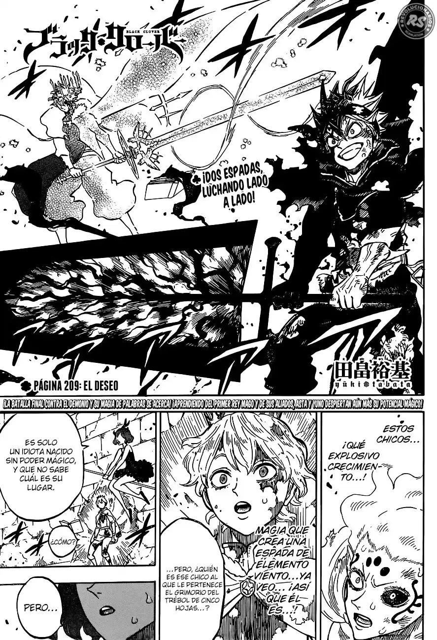 Black Clover Capitulo 209: El Deseo página 2