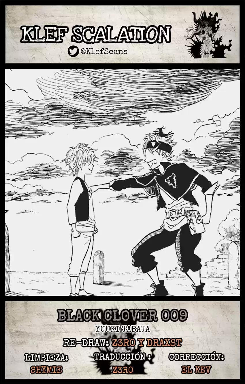 Black Clover Capitulo 9: La promesa del chico 2. página 1