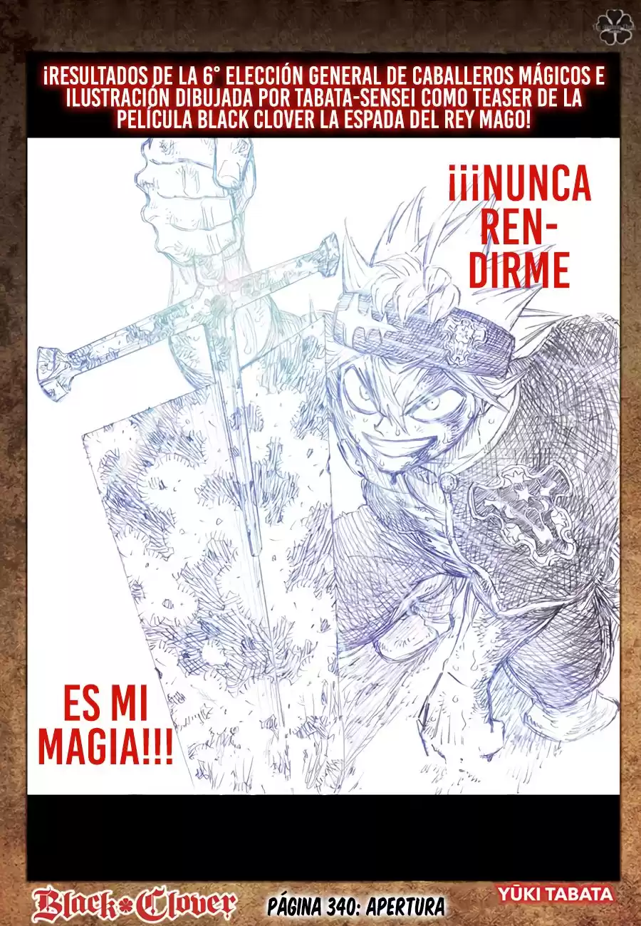 Black Clover Capitulo 340.5: Apertura (Corregido HD) página 2