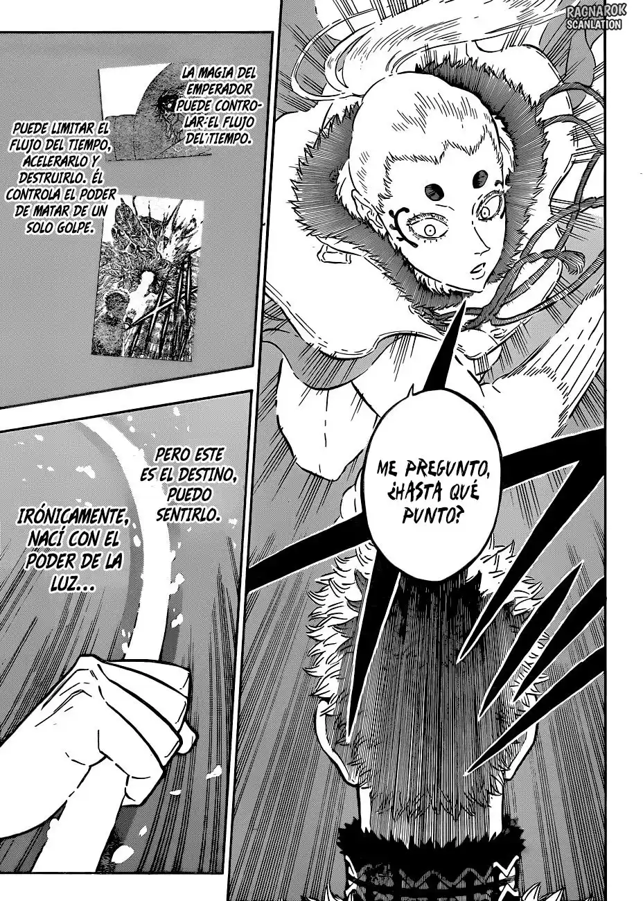 Black Clover Capitulo 143: El Rey Mago contra el líder de la Byakuya no Magan página 10