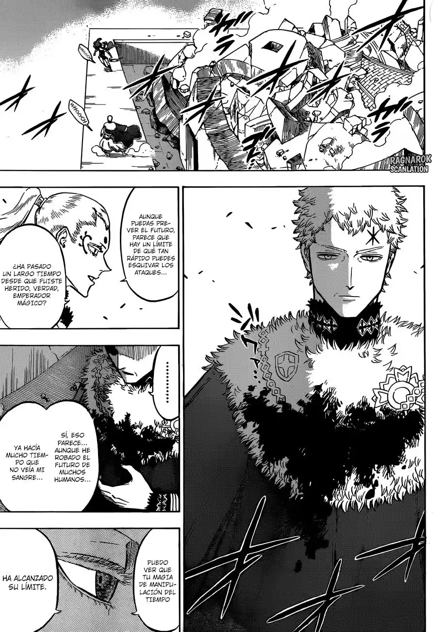 Black Clover Capitulo 143: El Rey Mago contra el líder de la Byakuya no Magan página 13