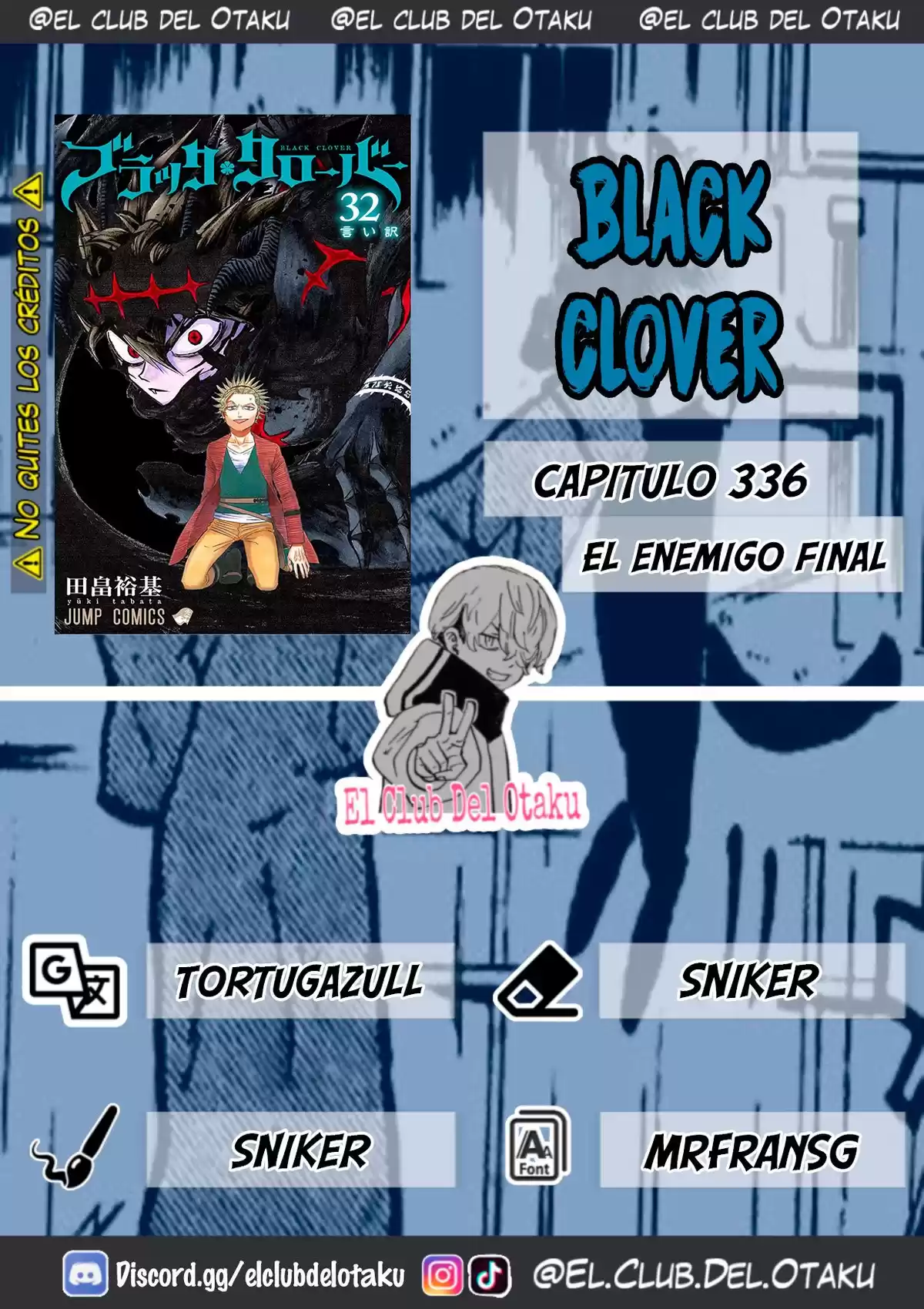 Black Clover Capitulo 336: El enemigo final página 1