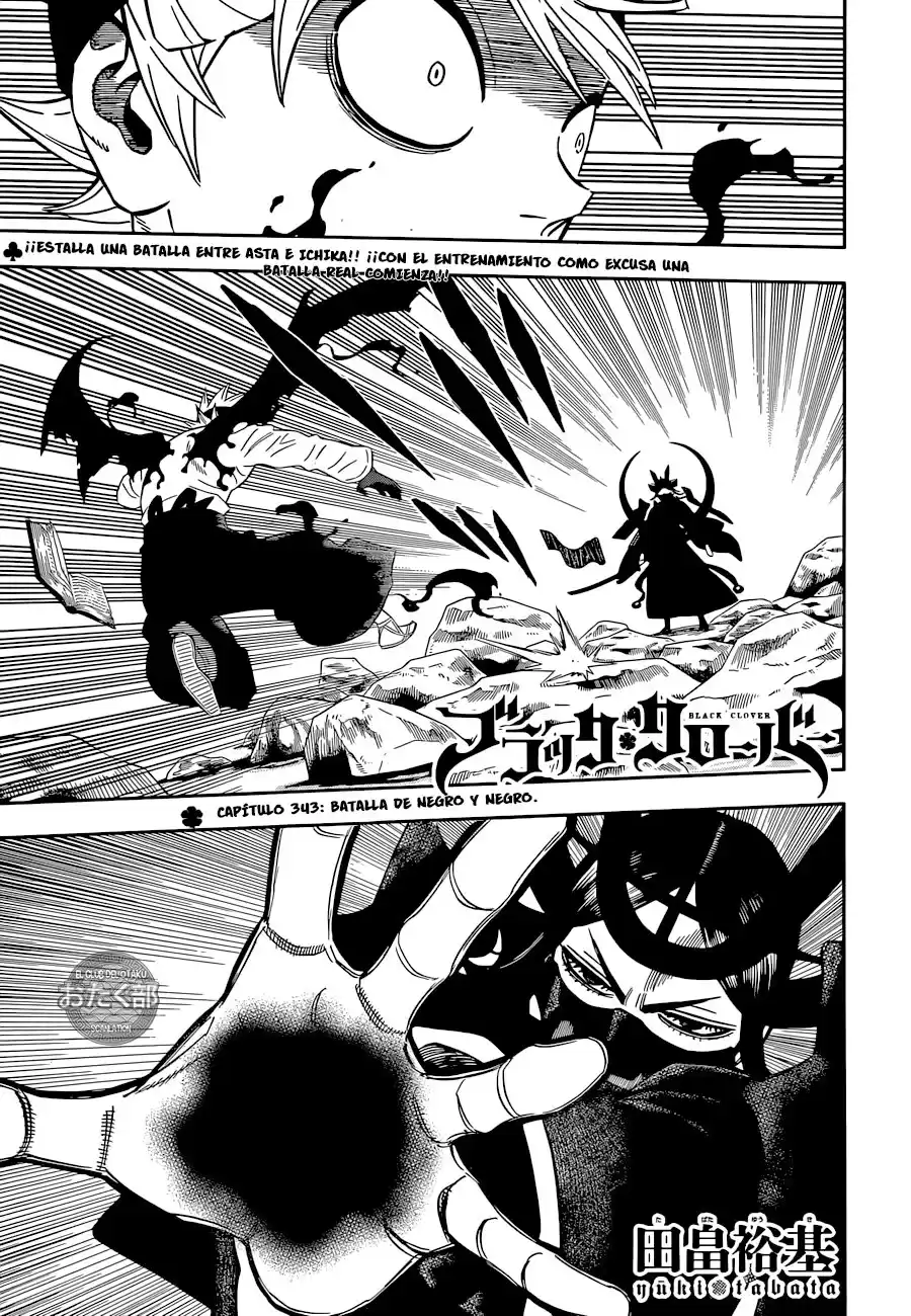 Black Clover Capitulo 343: Batalla de Negro y Negro página 2