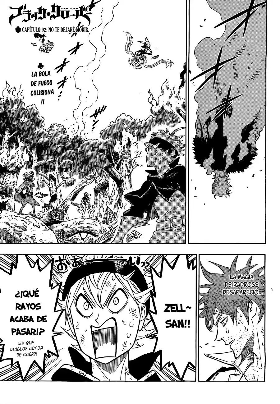 Black Clover Capitulo 92: No te dejaré morir. página 2