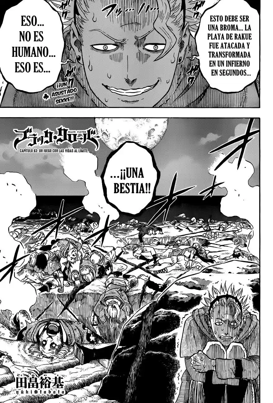 Black Clover Capitulo 63: Un juego con las vidas al límite. página 2