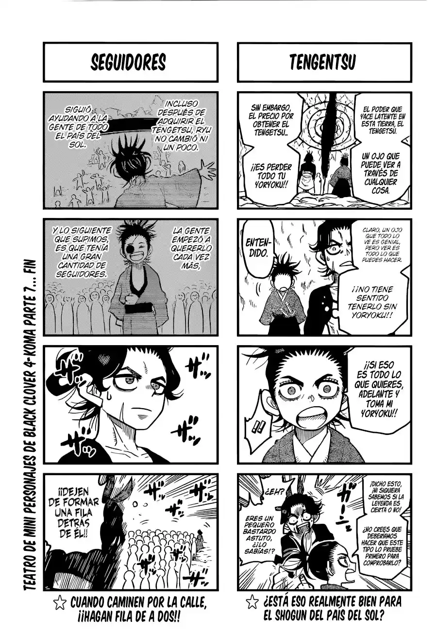 Black Clover Capitulo 359.1: Especial 4Koma 7 Ryuzen II página 4