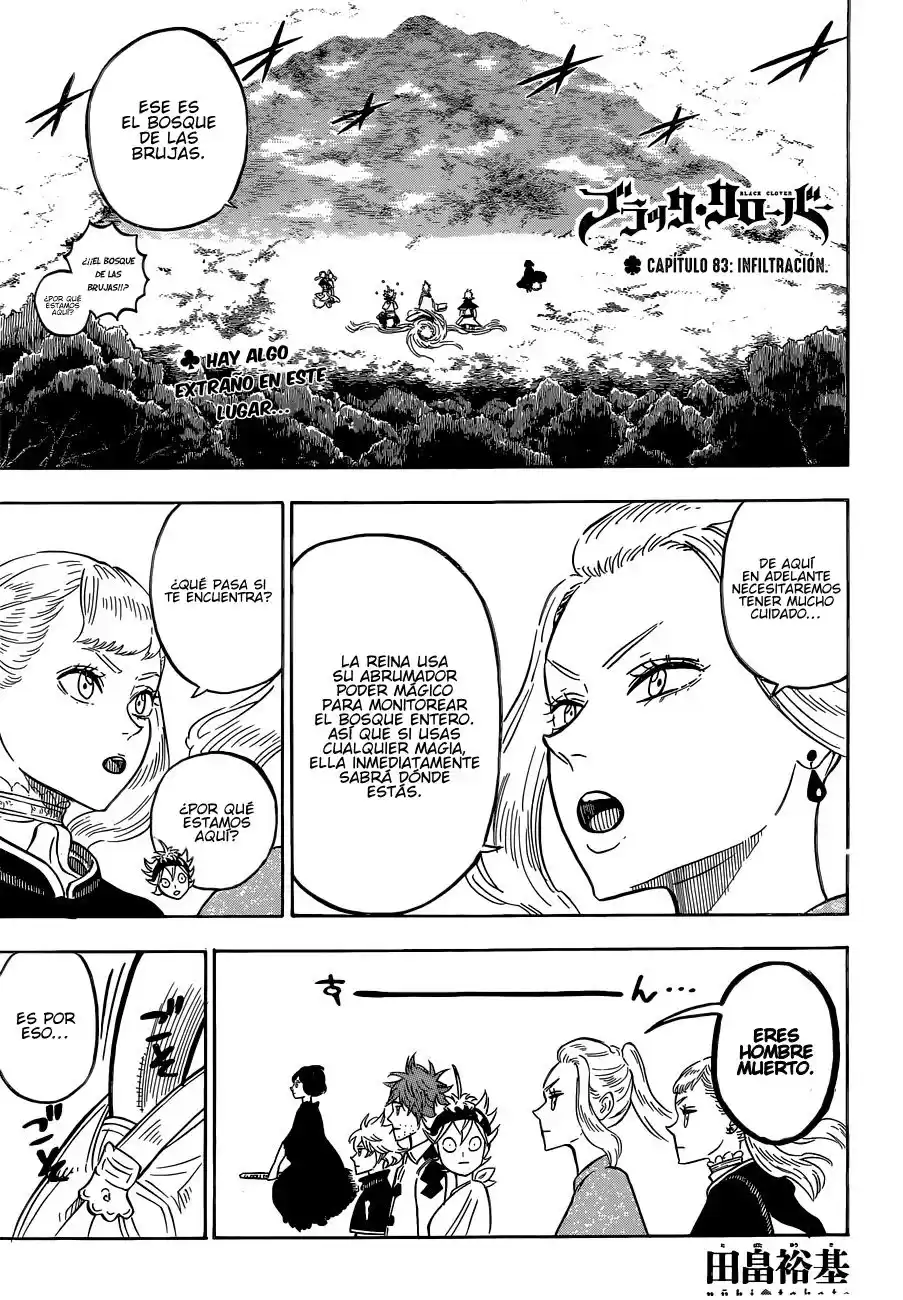 Black Clover Capitulo 83: Infiltración. página 2