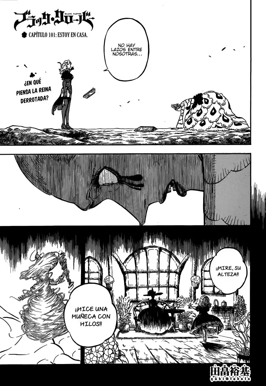 Black Clover Capitulo 101: Estoy en casa. página 2