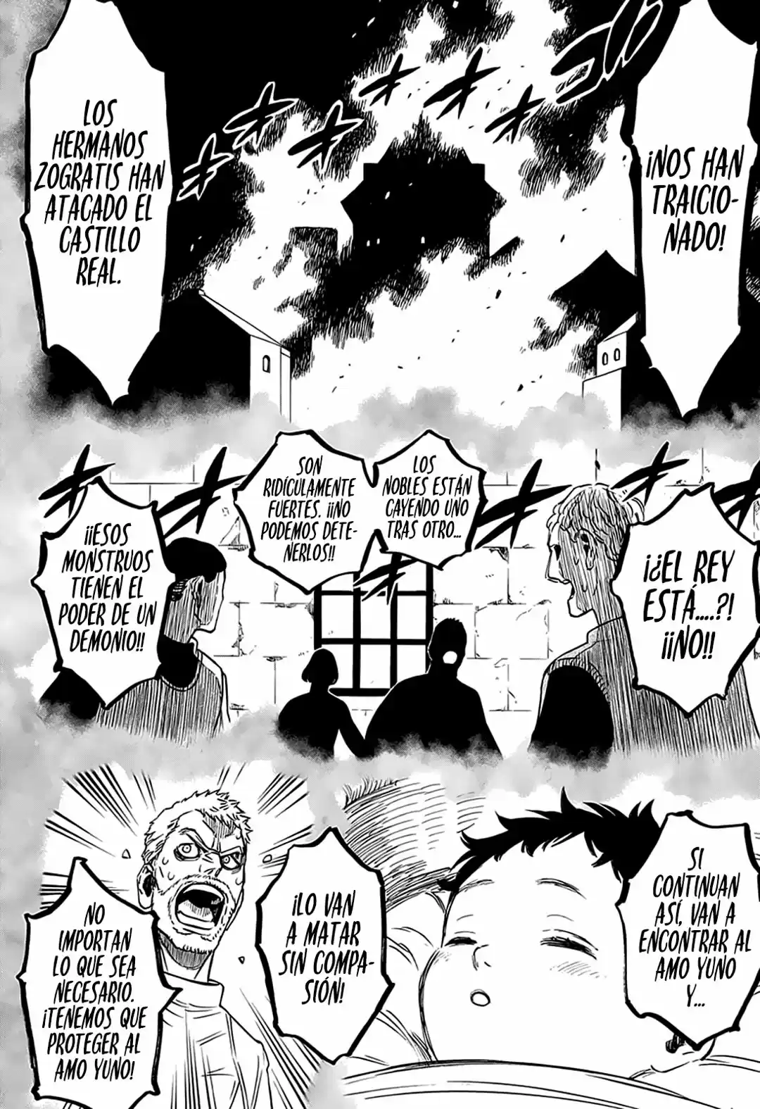 Black Clover Capitulo 234: El león del reino Spade página 8