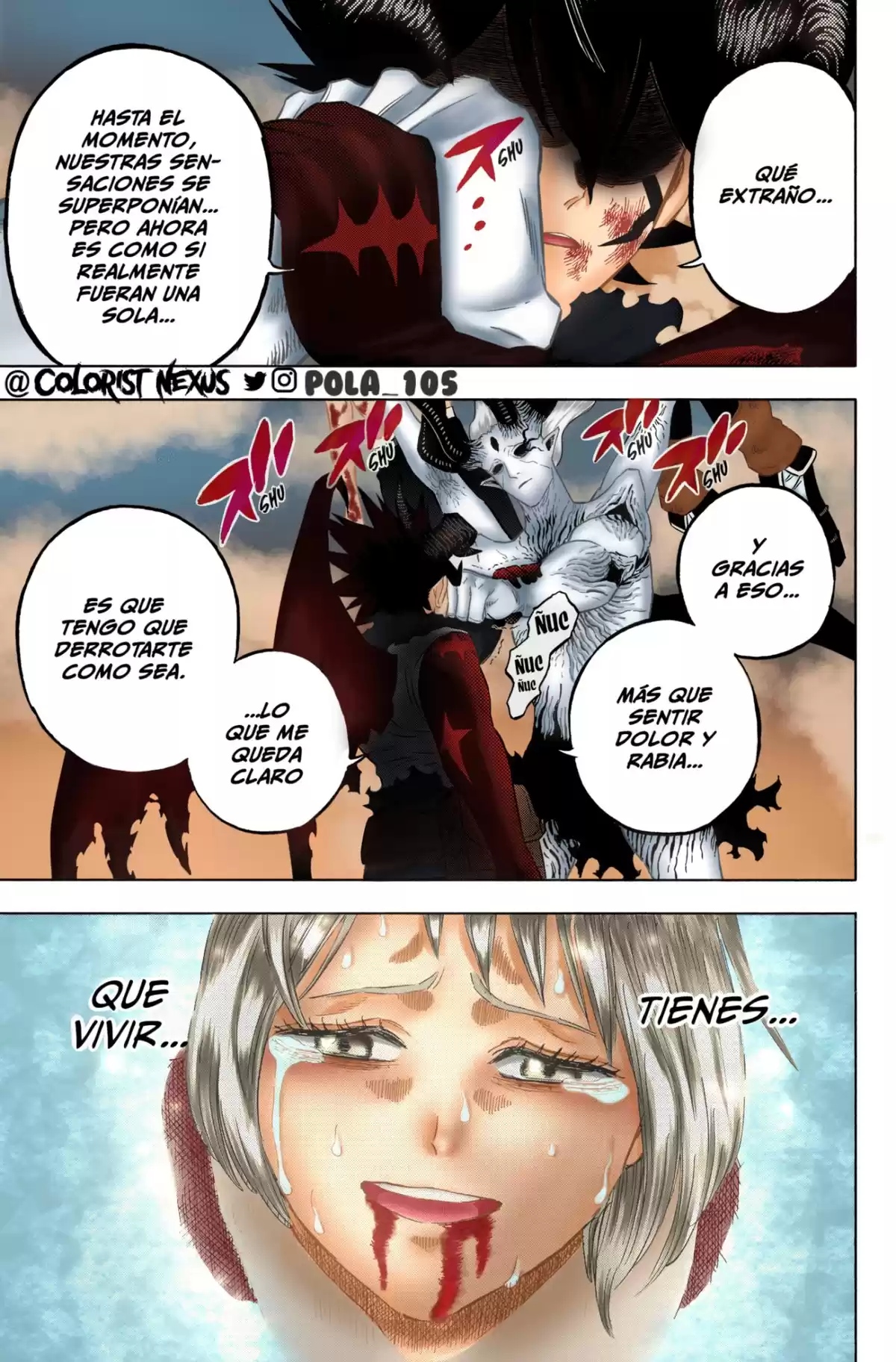 Black Clover Capitulo 327.5: (Fan Color) Antimagia página 6