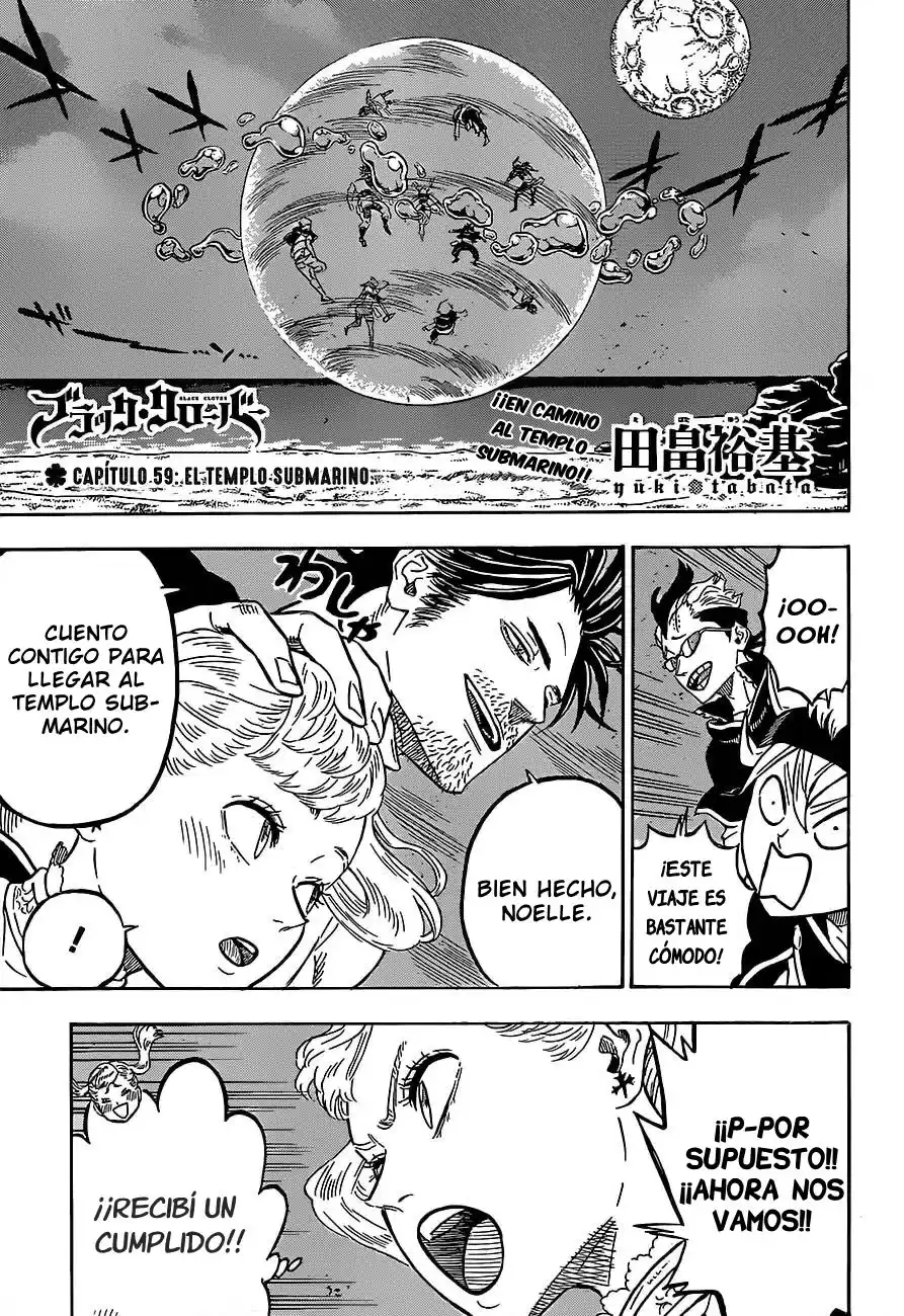 Black Clover Capitulo 59: El templo submarino. página 2