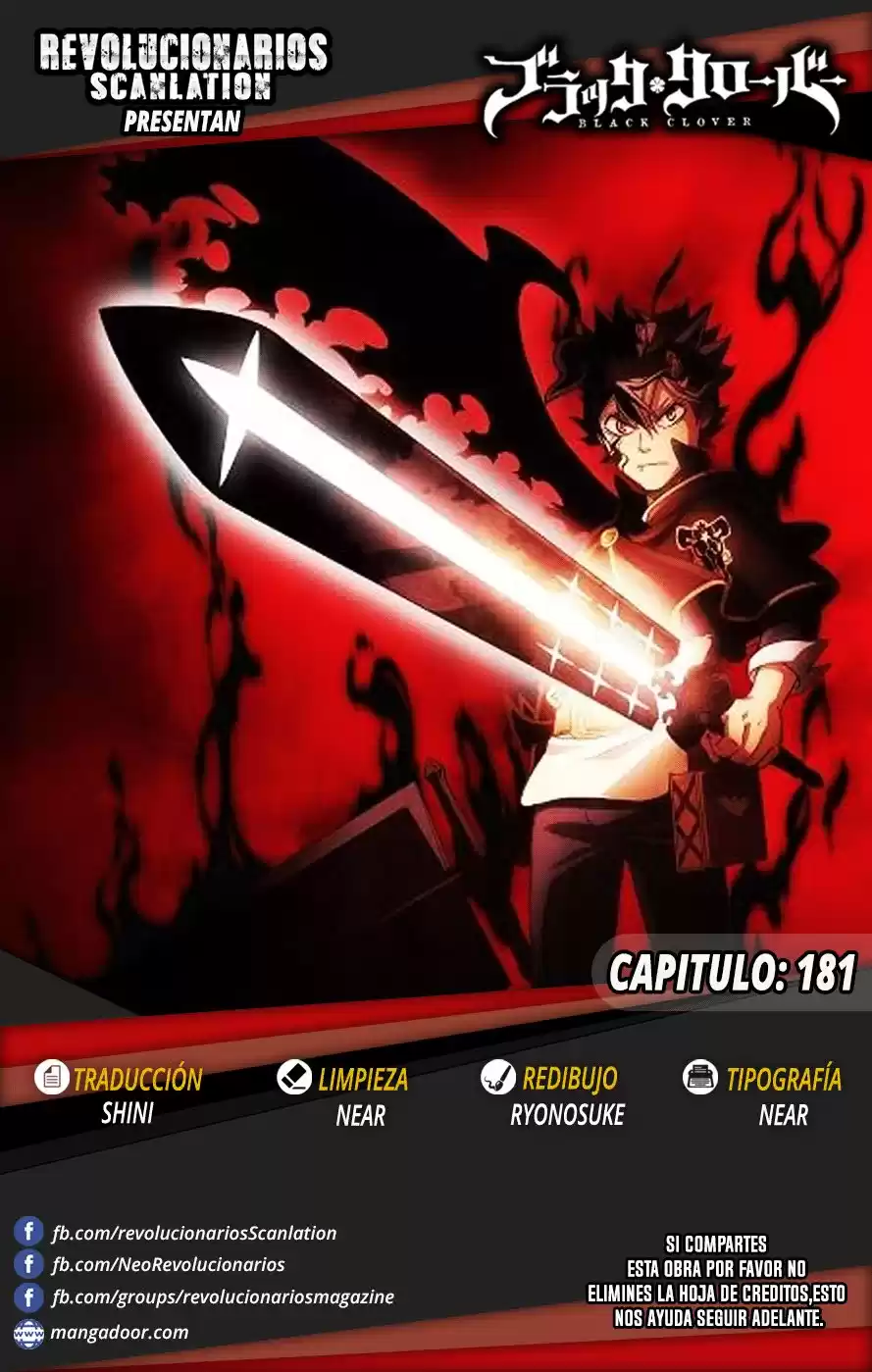 Black Clover Capitulo 181: Hermanos de Magia Espacial página 1