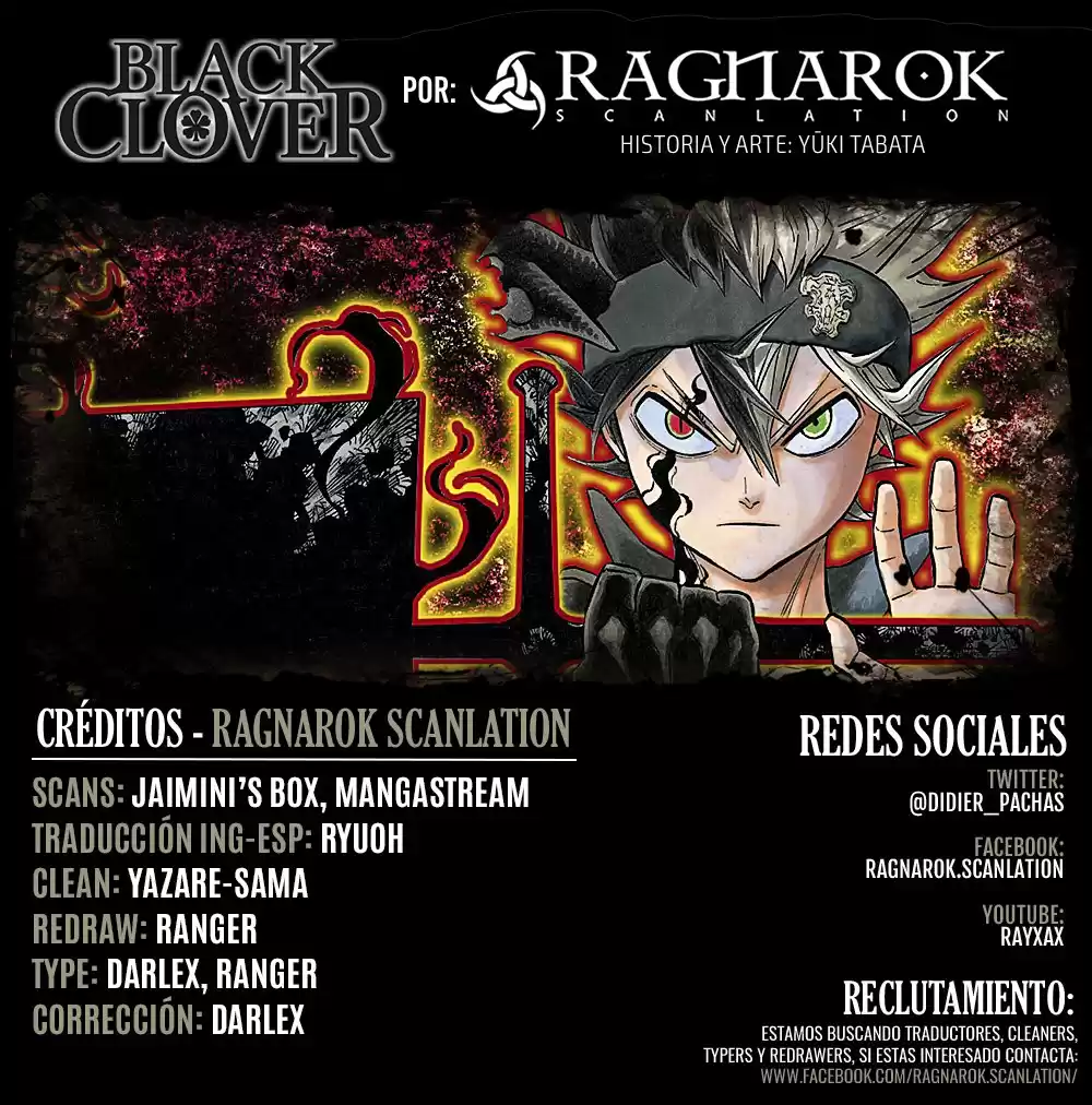 Black Clover Capitulo 163: Sonrisas y Lágrimas página 1