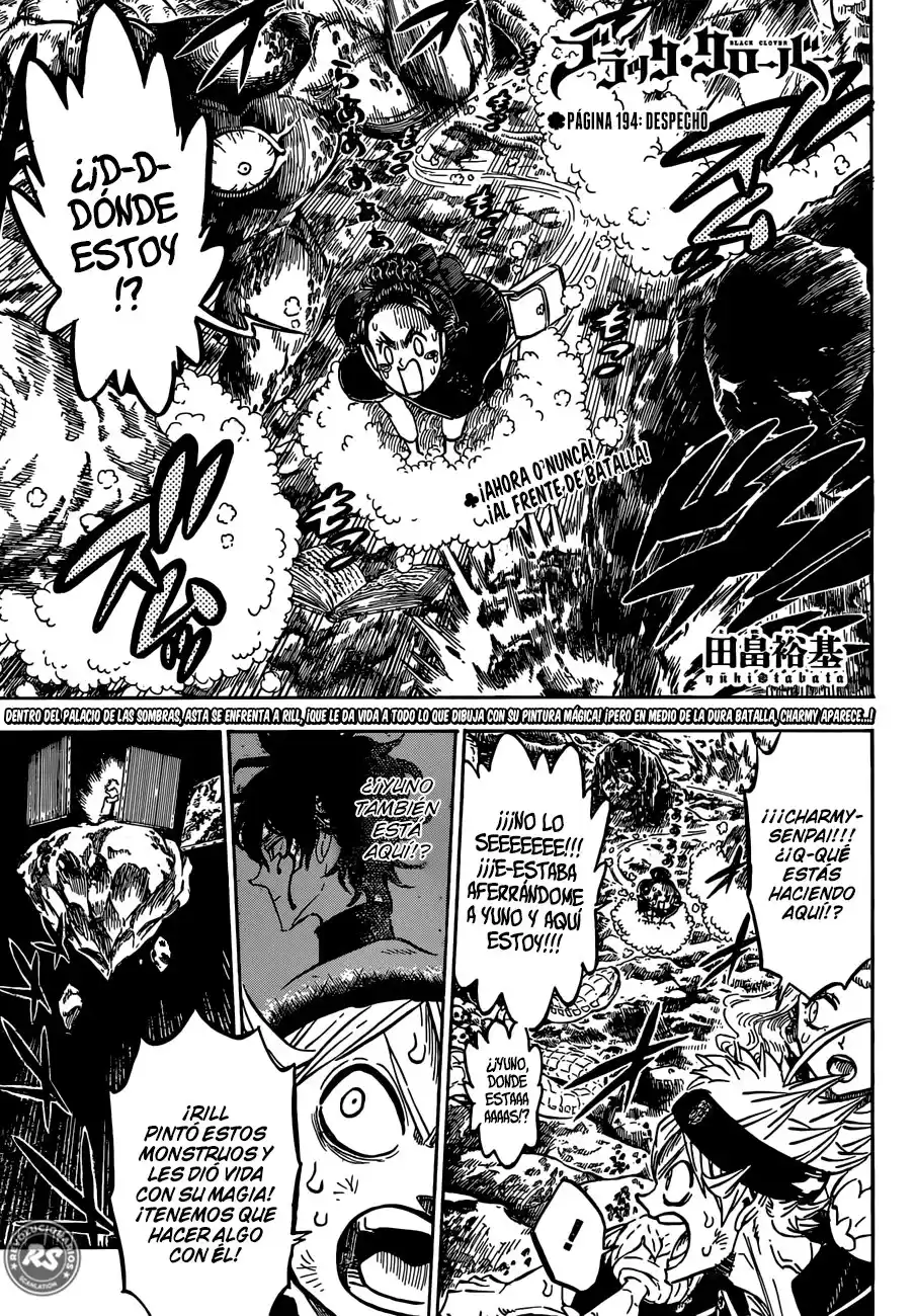 Black Clover Capitulo 194: Rencor página 2