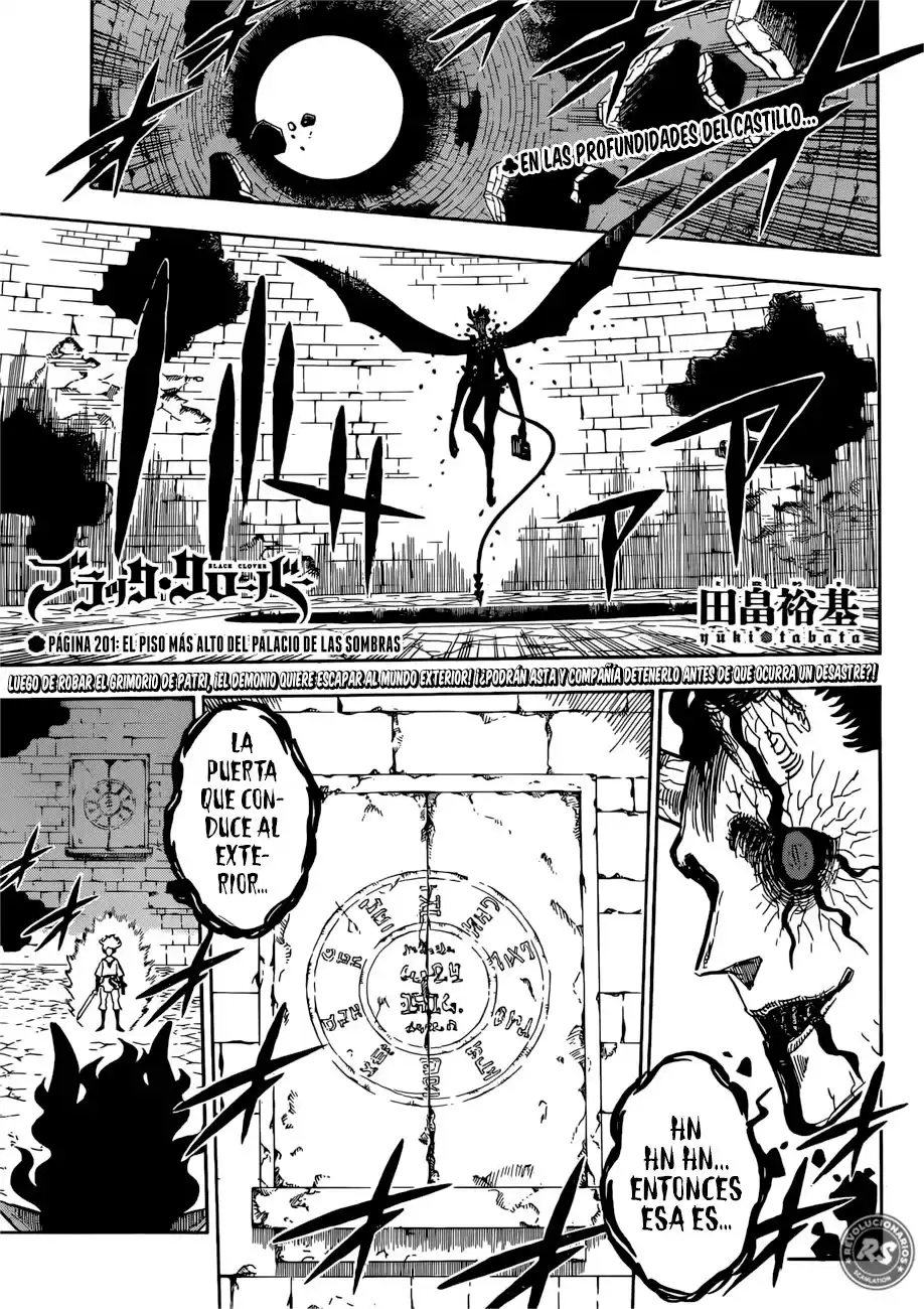 Black Clover Capitulo 201: El Piso más Alto del Palacio de las Sombras página 2