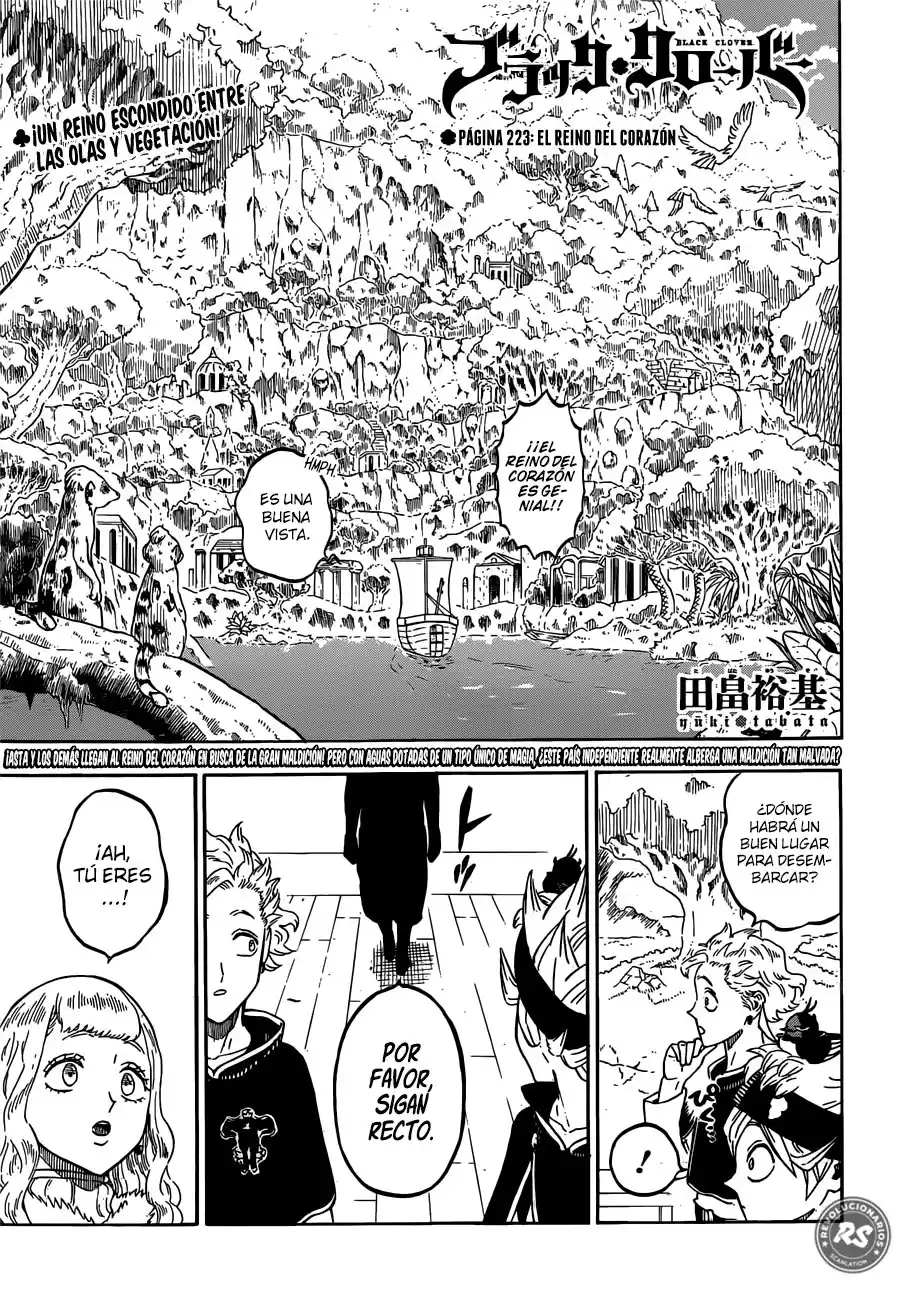 Black Clover Capitulo 225: El Reino del Corazon página 2