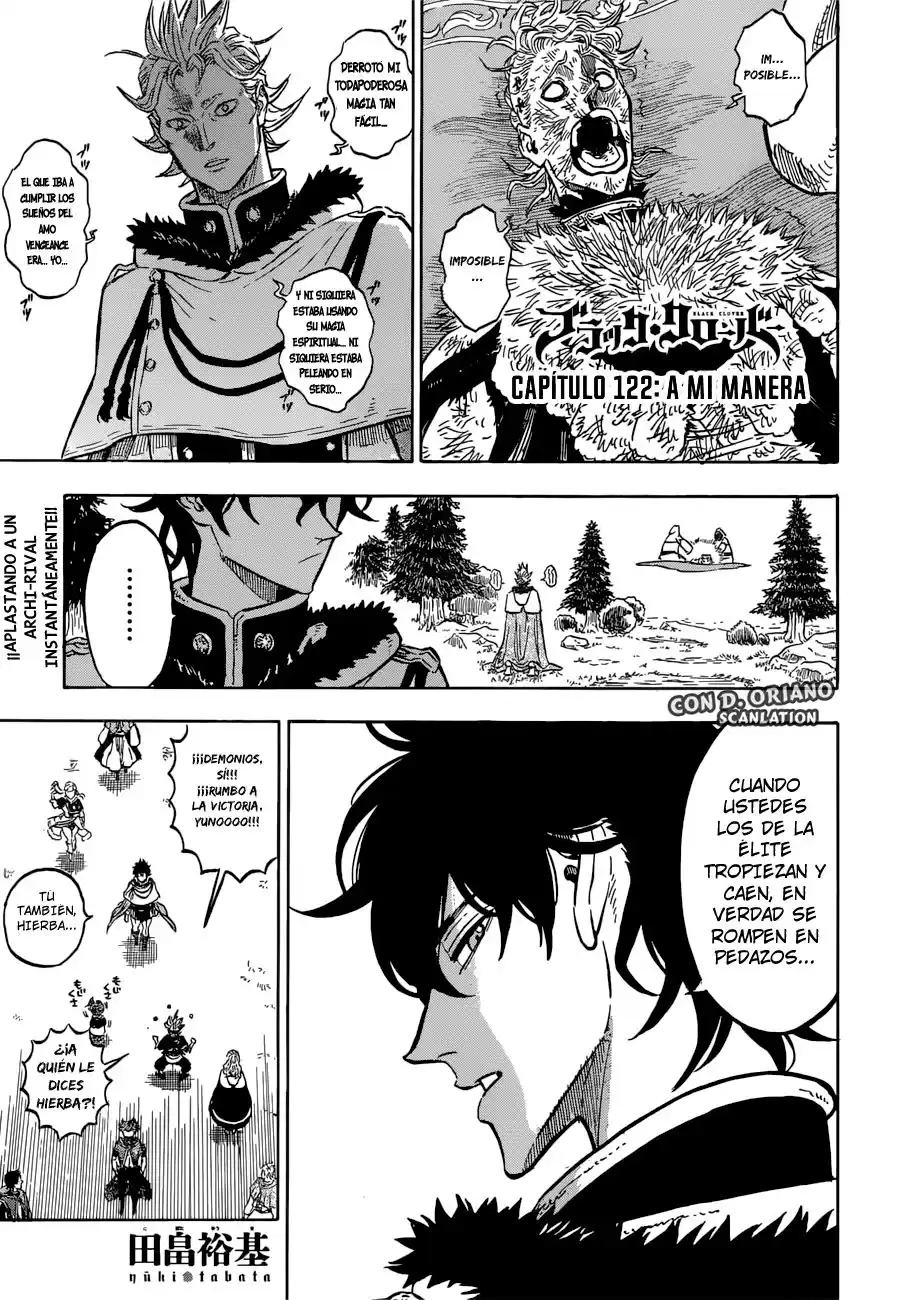 Black Clover Capitulo 122: A mi manera página 2