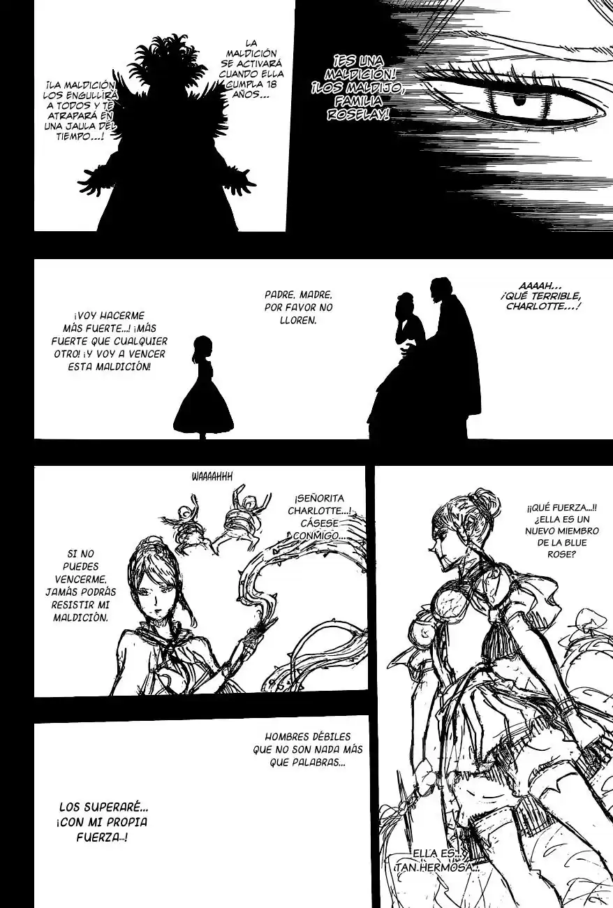 Black Clover Capitulo 104: La melancolía de la doncella de espinas. página 13