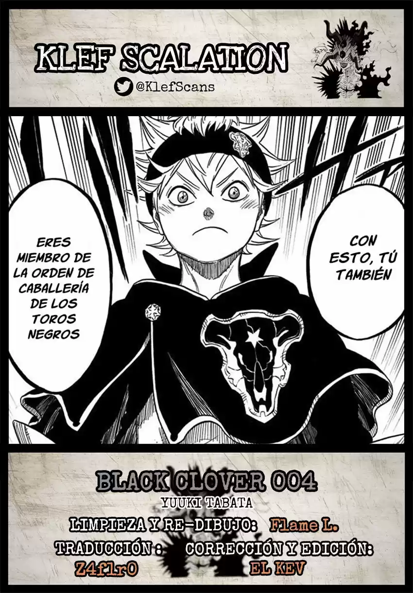 Black Clover Capitulo 4: Black Bulls. página 1