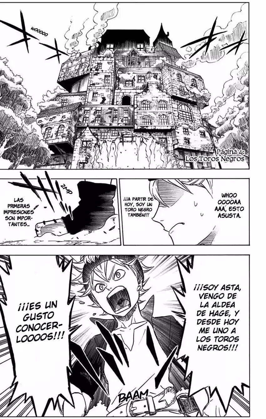 Black Clover Capitulo 4: Black Bulls. página 2