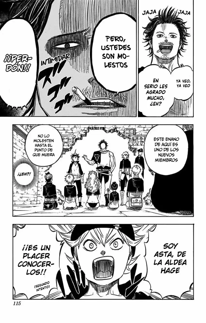 Black Clover Capitulo 4: Black Bulls. página 6