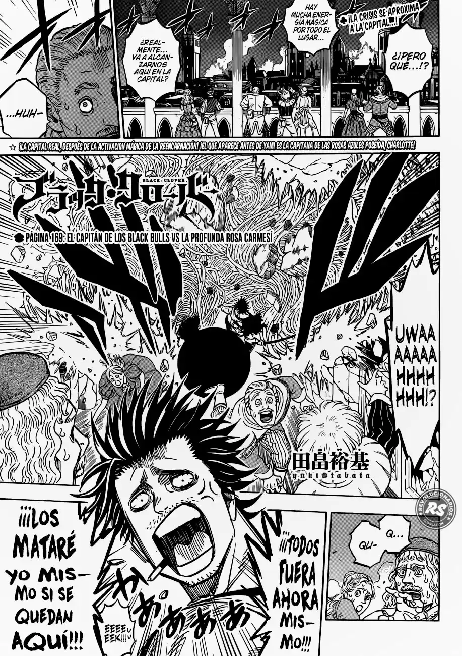 Black Clover Capitulo 169: El Capitán de los Black Bulls Vs La Profunda Rosa Carmesí página 2