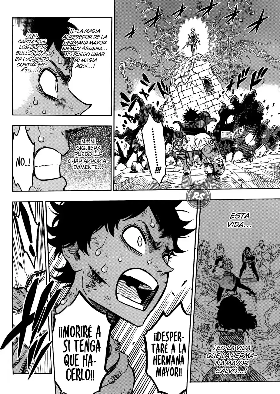 Black Clover Capitulo 169: El Capitán de los Black Bulls Vs La Profunda Rosa Carmesí página 9