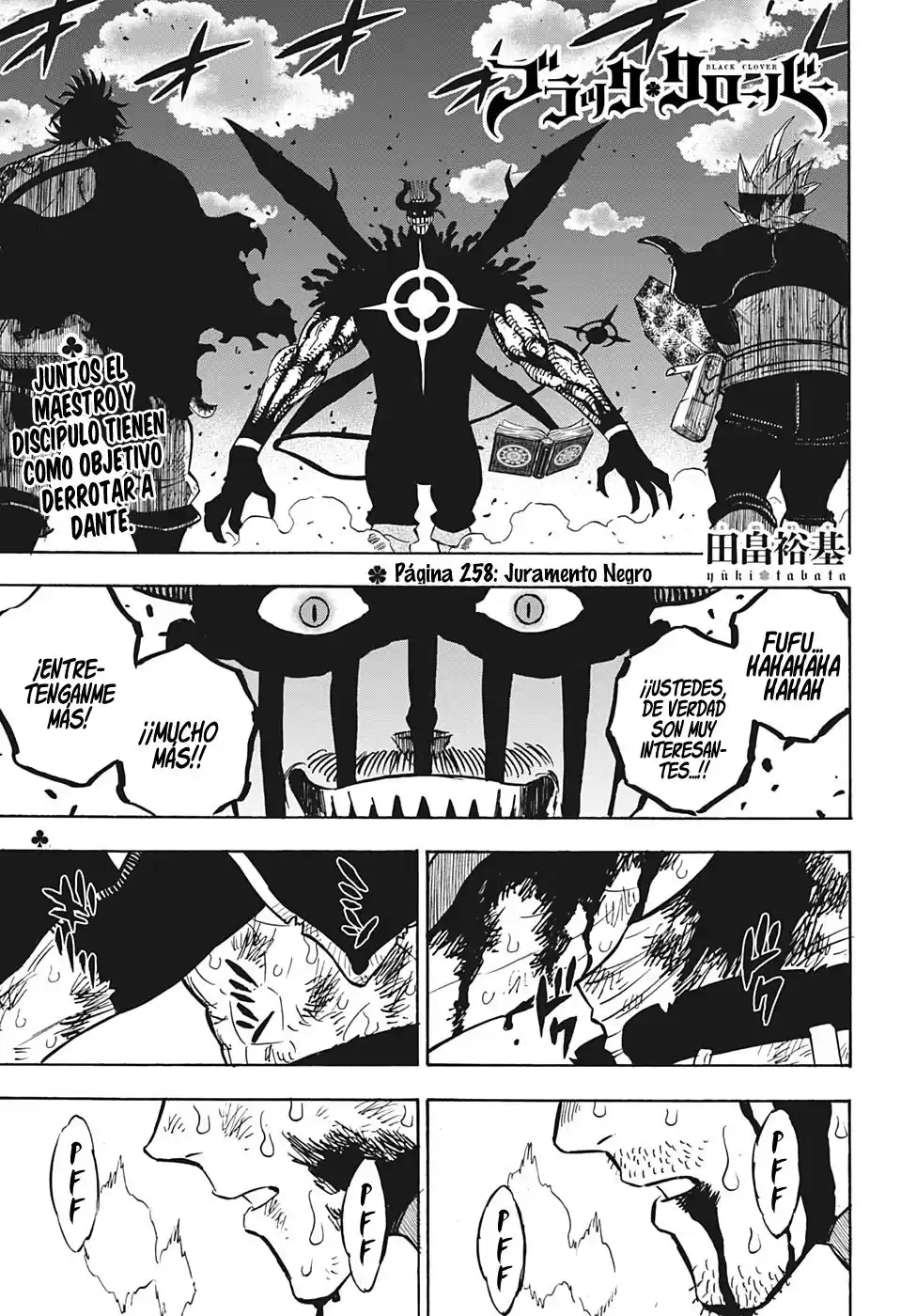 Black Clover Capitulo 258: Juramento oscuro página 2