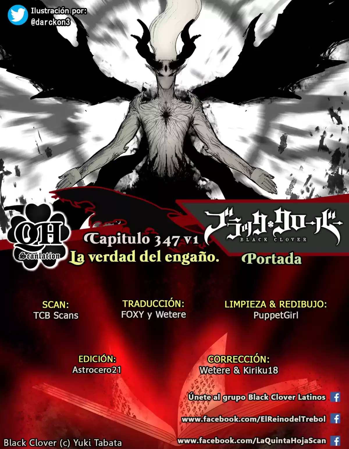 Black Clover Capitulo 347: La verdad en el engaño página 1