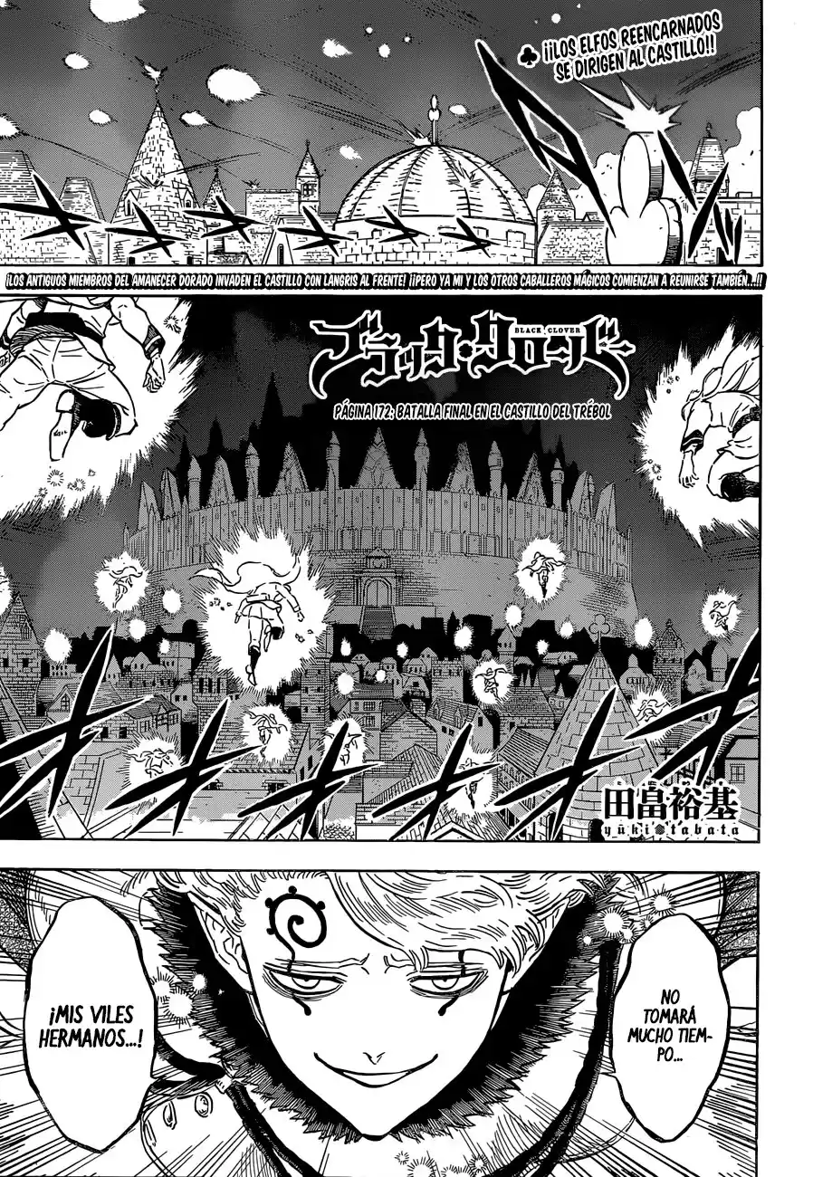 Black Clover Capitulo 173: Batalla final en el Castillo del Trébol página 2