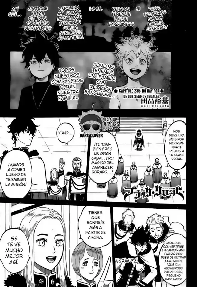 Black Clover Capitulo 236: El mismo hogar página 2