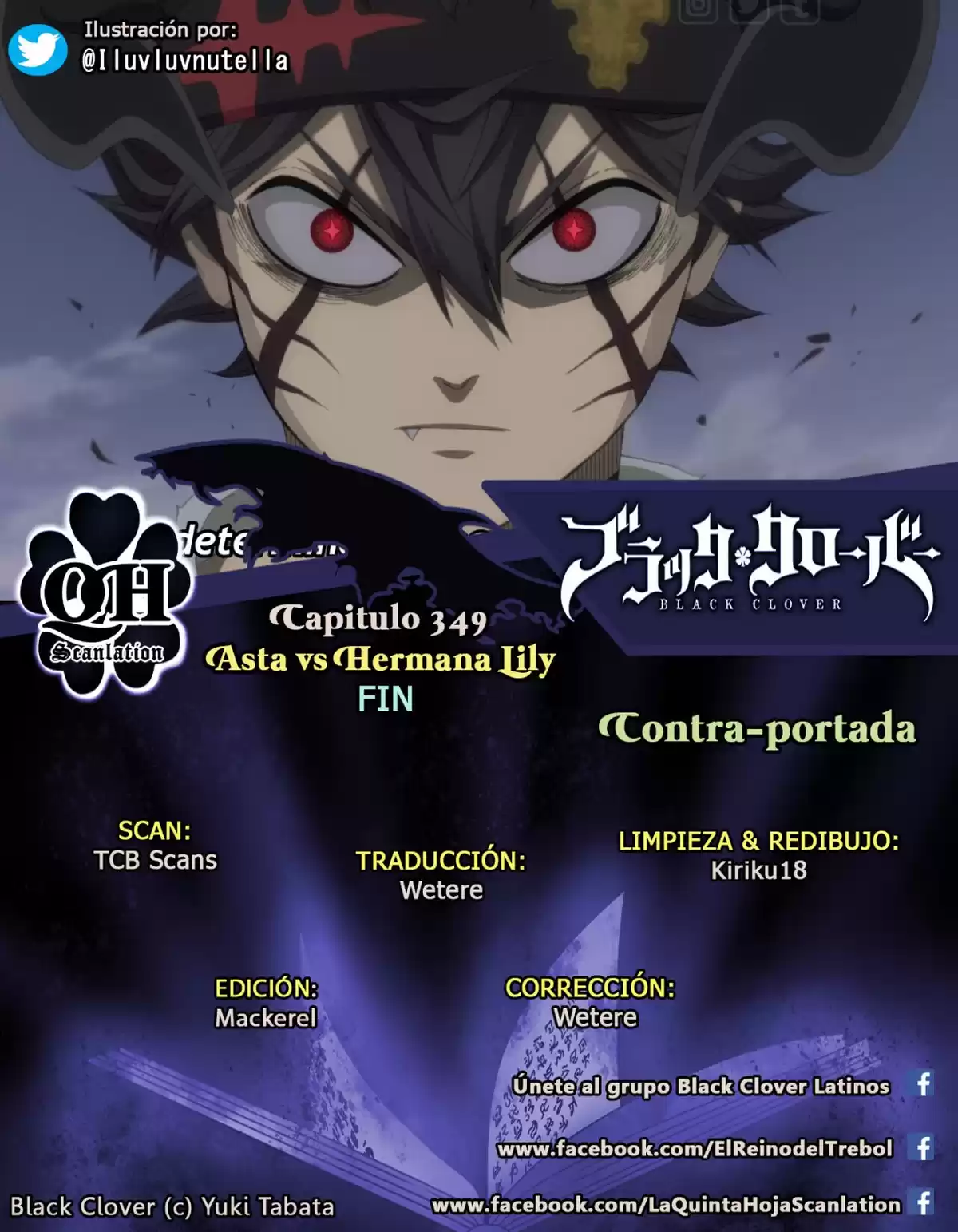 Black Clover Capitulo 349: Asta VS La Hermana Lily página 15