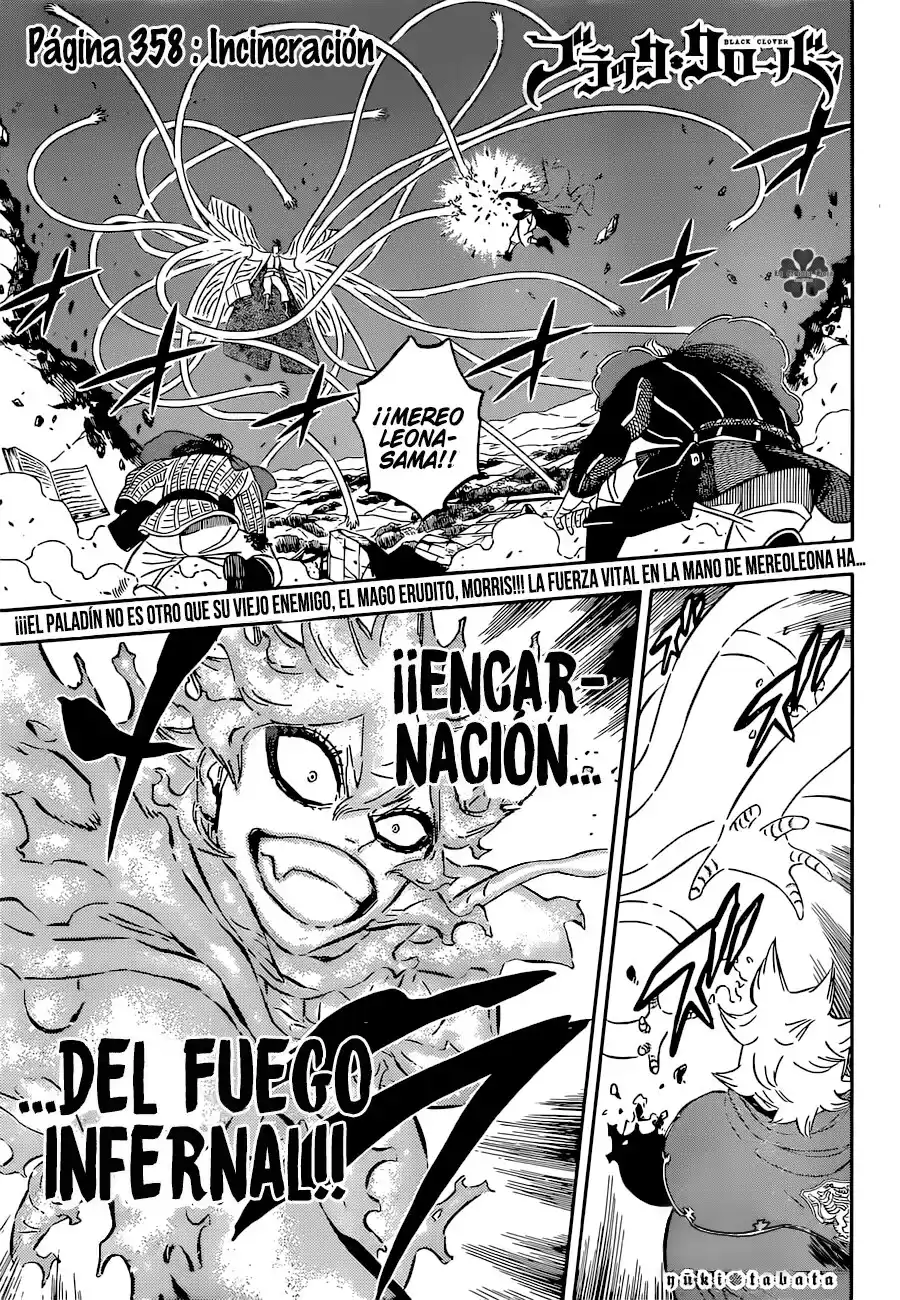 Black Clover Capitulo 358: Incineración página 2