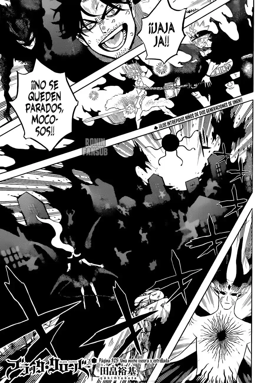 Black Clover Capitulo 325: Oscura noche estrellada página 2