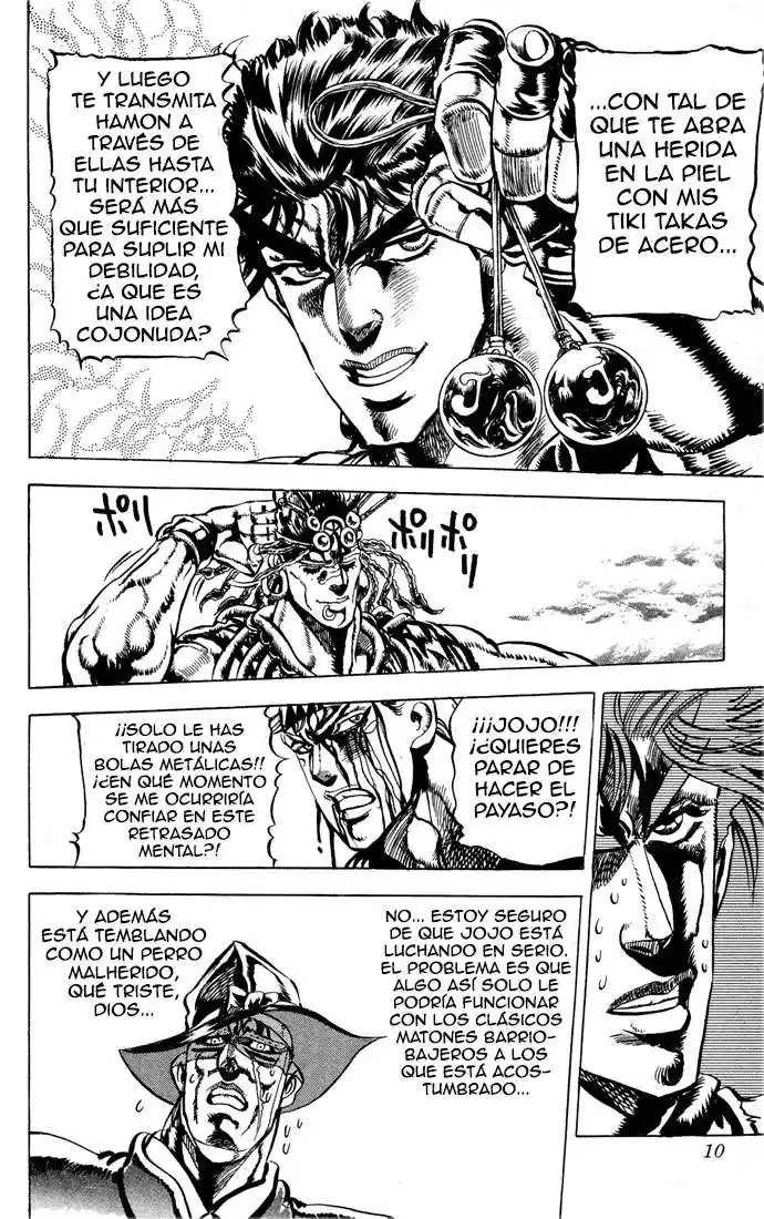 JoJo's Bizarre Adventure Parte 2: Battle Tendency Capitulo 24: Los Guerreros Definitivos de la Antigüedad, Parte 4 página 5