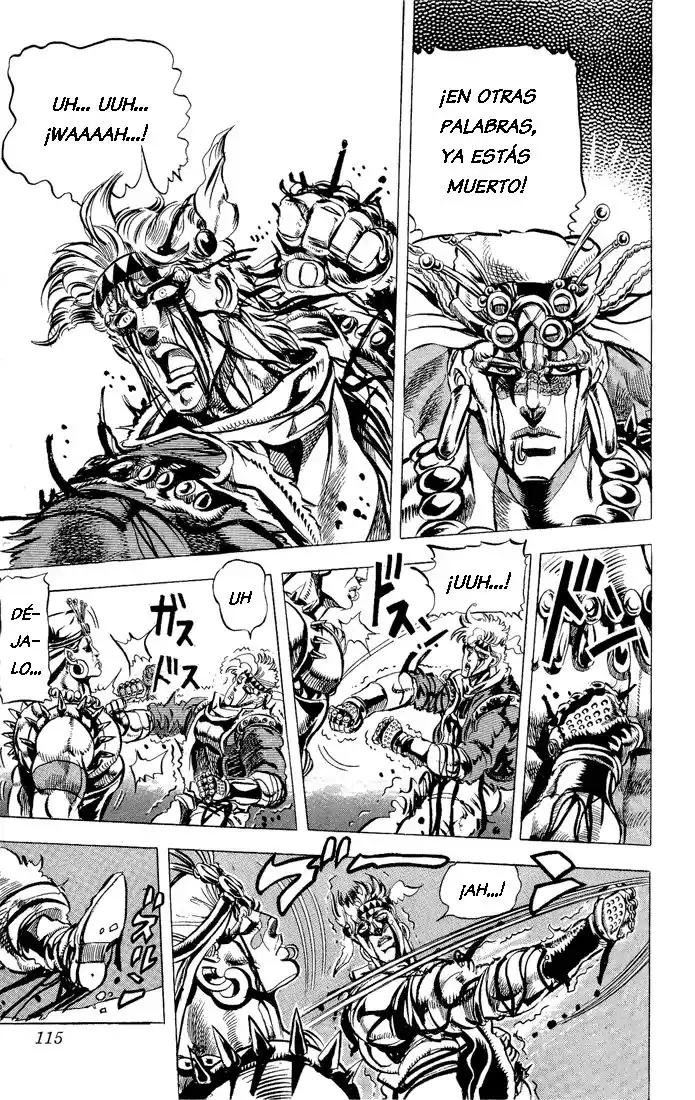 JoJo's Bizarre Adventure Parte 2: Battle Tendency Capitulo 48: Caesar: Una Juventud Solitaria, Parte 5 página 9