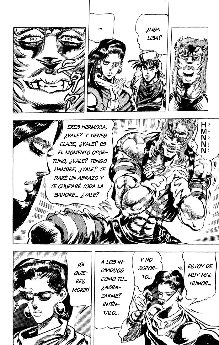 JoJo's Bizarre Adventure Parte 2: Battle Tendency Capitulo 50: Subiendo por el Hotel Fortificado página 10