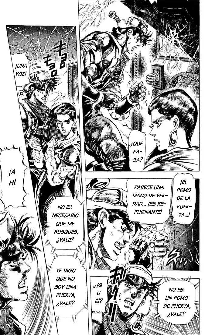 JoJo's Bizarre Adventure Parte 2: Battle Tendency Capitulo 50: Subiendo por el Hotel Fortificado página 5