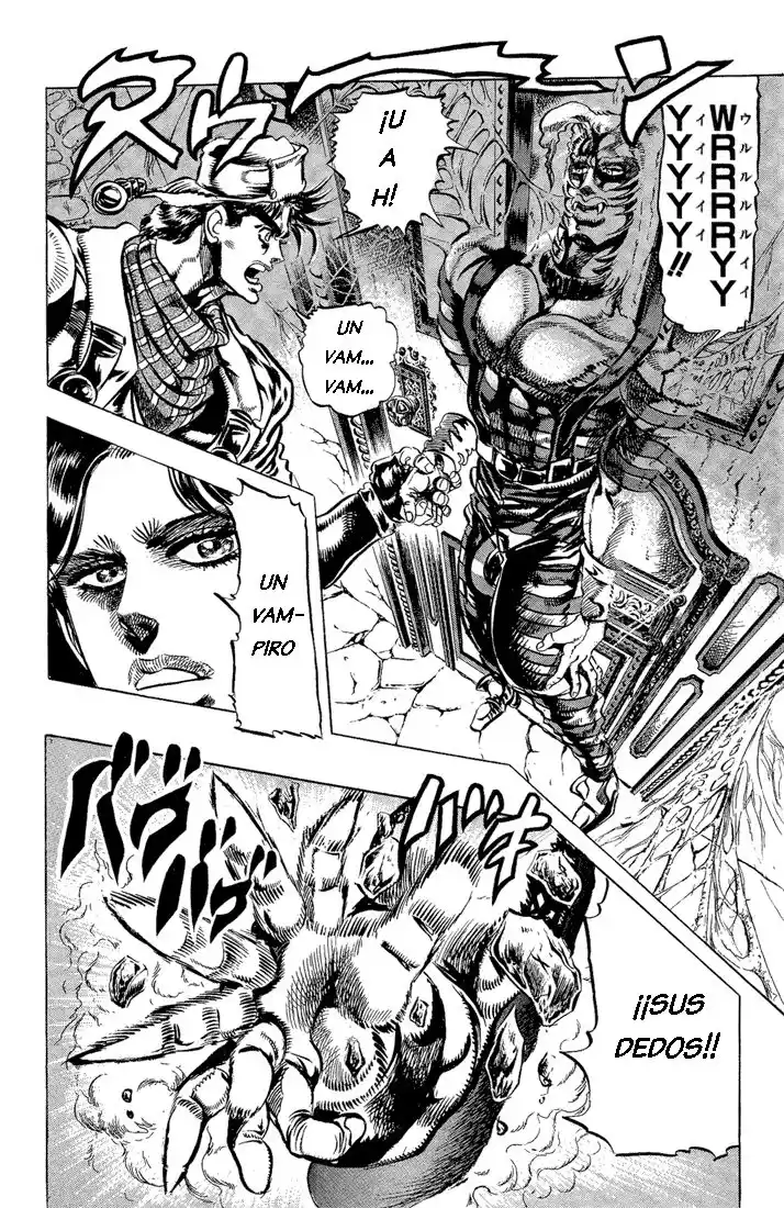 JoJo's Bizarre Adventure Parte 2: Battle Tendency Capitulo 50: Subiendo por el Hotel Fortificado página 6