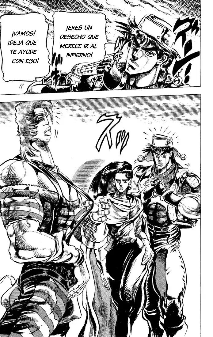 JoJo's Bizarre Adventure Parte 2: Battle Tendency Capitulo 50: Subiendo por el Hotel Fortificado página 9