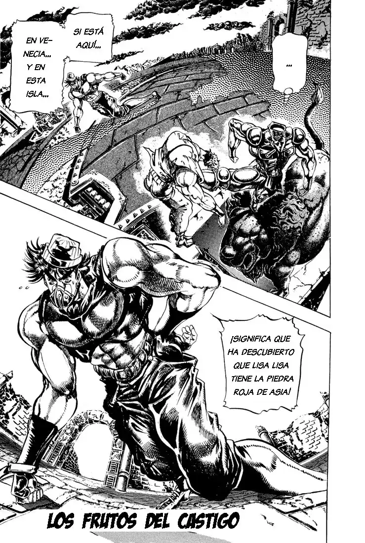 JoJo's Bizarre Adventure Parte 2: Battle Tendency Capitulo 33: ¡Vamos! Maestro Hamon página 1