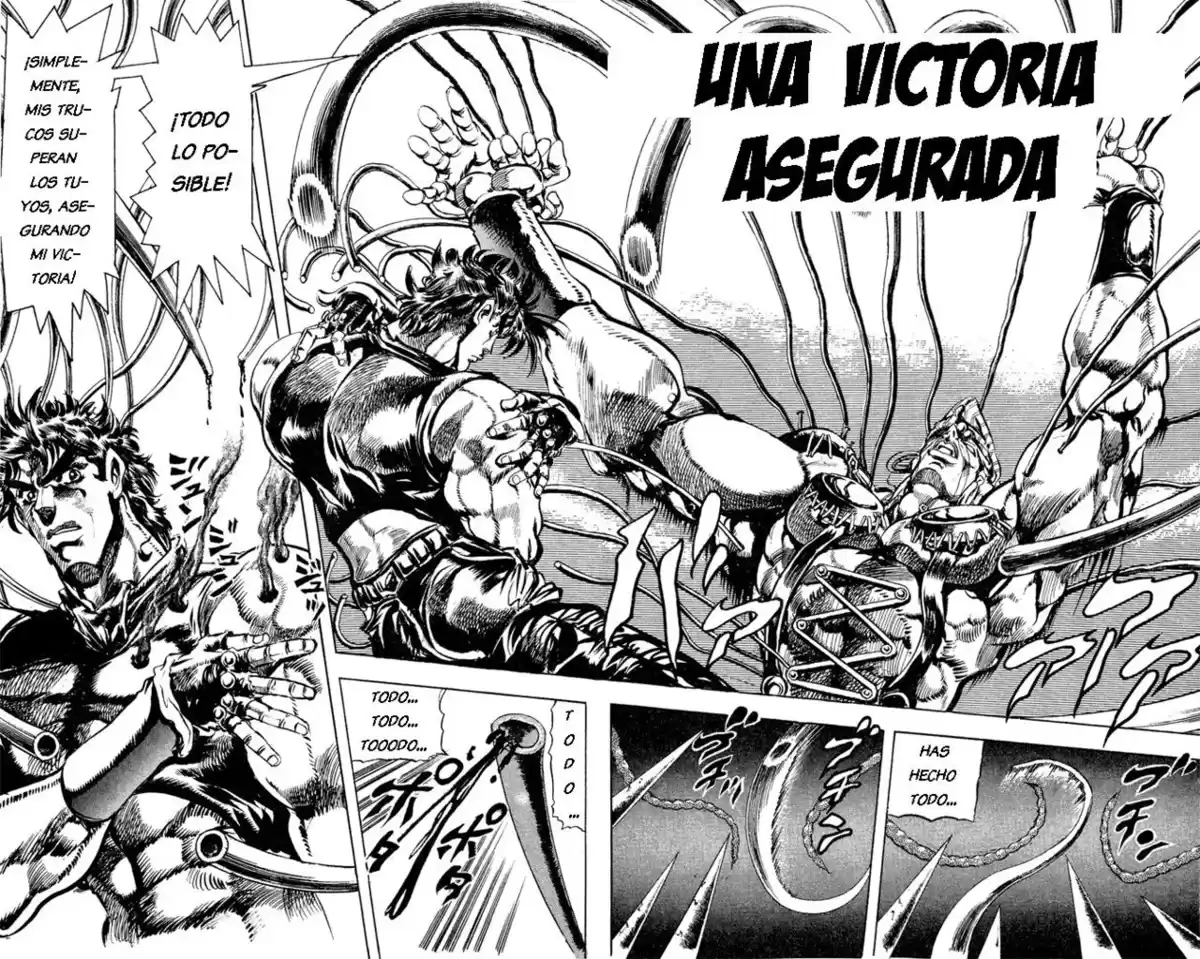 JoJo's Bizarre Adventure Parte 2: Battle Tendency Capitulo 36: Esidisi: Modo Llamas, Parte 3 página 2