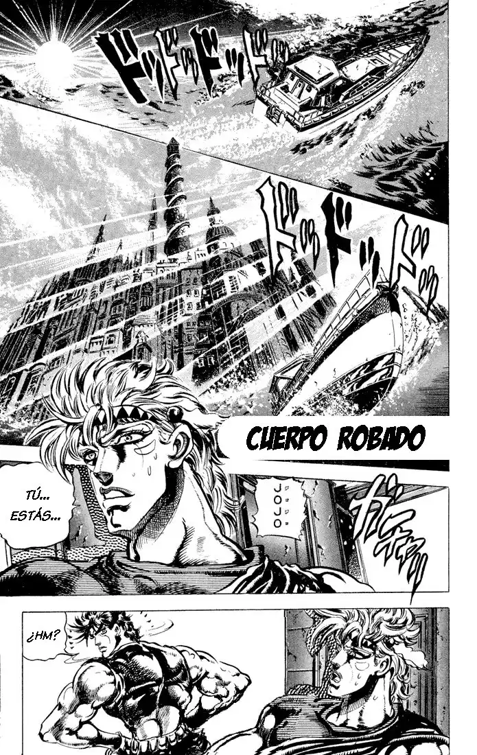 JoJo's Bizarre Adventure Parte 2: Battle Tendency Capitulo 38: Los Restos Acechan, Parte 2 página 1