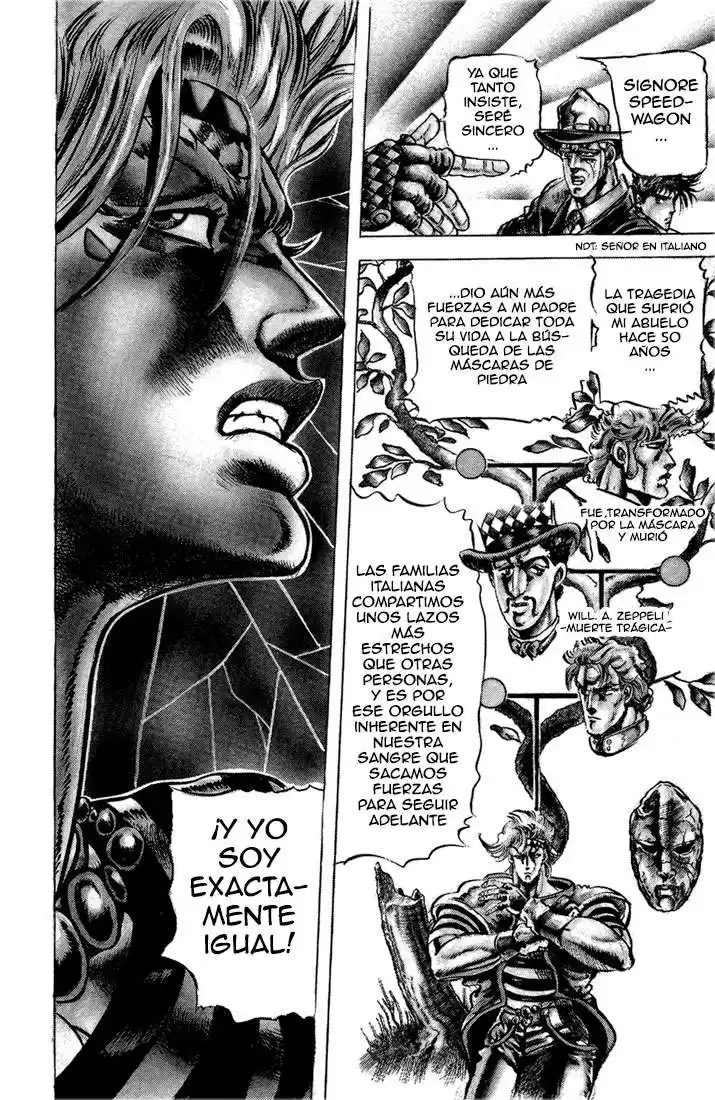 JoJo's Bizarre Adventure Parte 2: Battle Tendency Capitulo 19: Joseph Joestar de Roma página 4