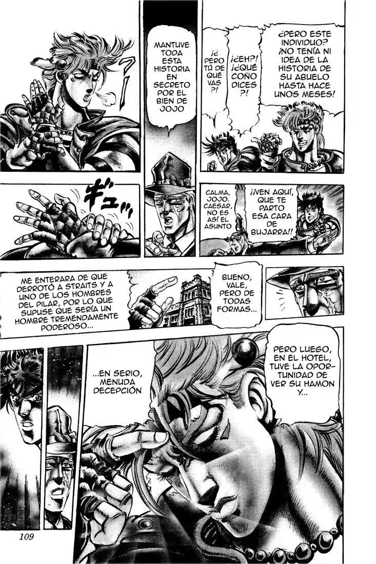 JoJo's Bizarre Adventure Parte 2: Battle Tendency Capitulo 19: Joseph Joestar de Roma página 5