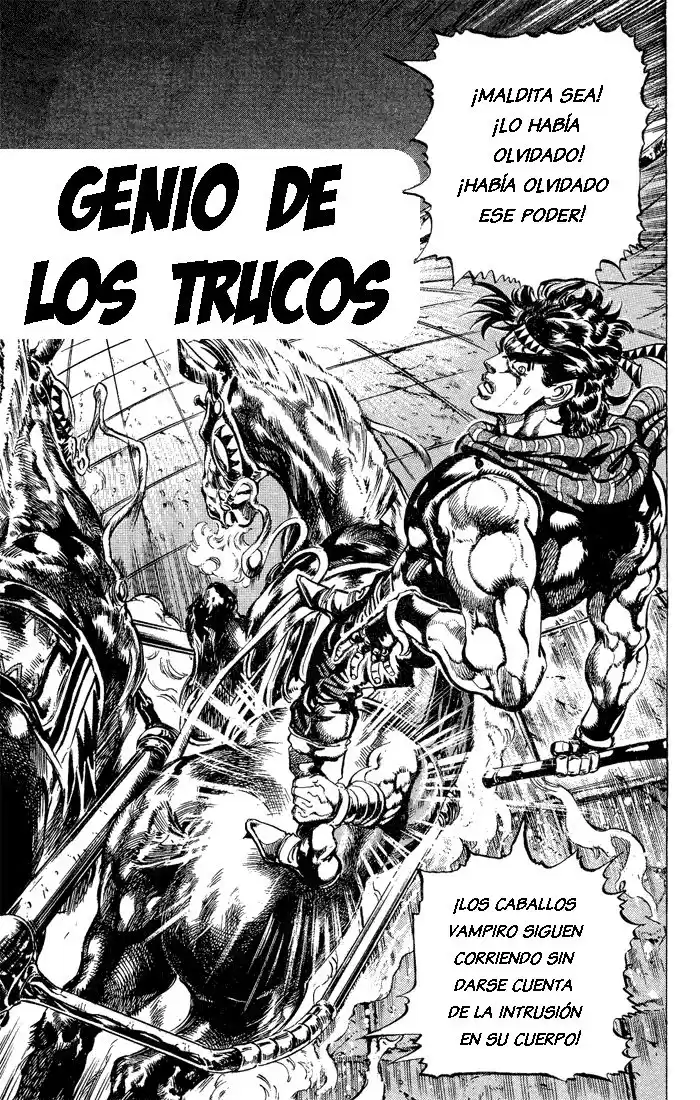 JoJo's Bizarre Adventure Parte 2: Battle Tendency Capitulo 56: El Viento, El Carro y Wamuu, Parte 6 página 1