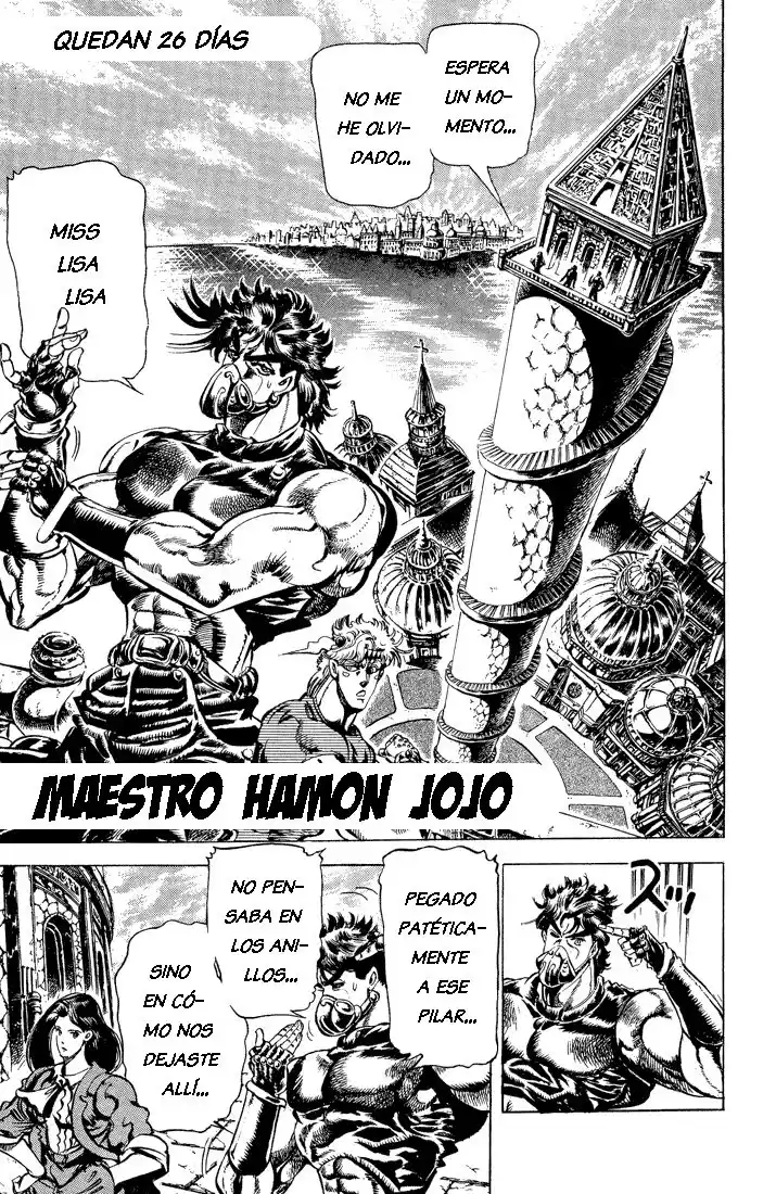 JoJo's Bizarre Adventure Parte 2: Battle Tendency Capitulo 31: Profesora del Hamon Lisa Lisa, Parte 5 página 1